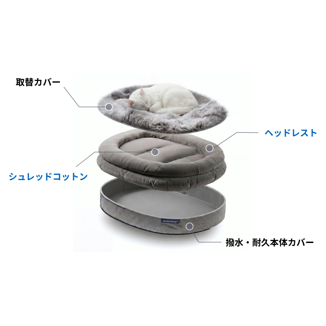 猫ペットラウンジ - 猫の快適な眠りをサポート |【公式】アンビエント