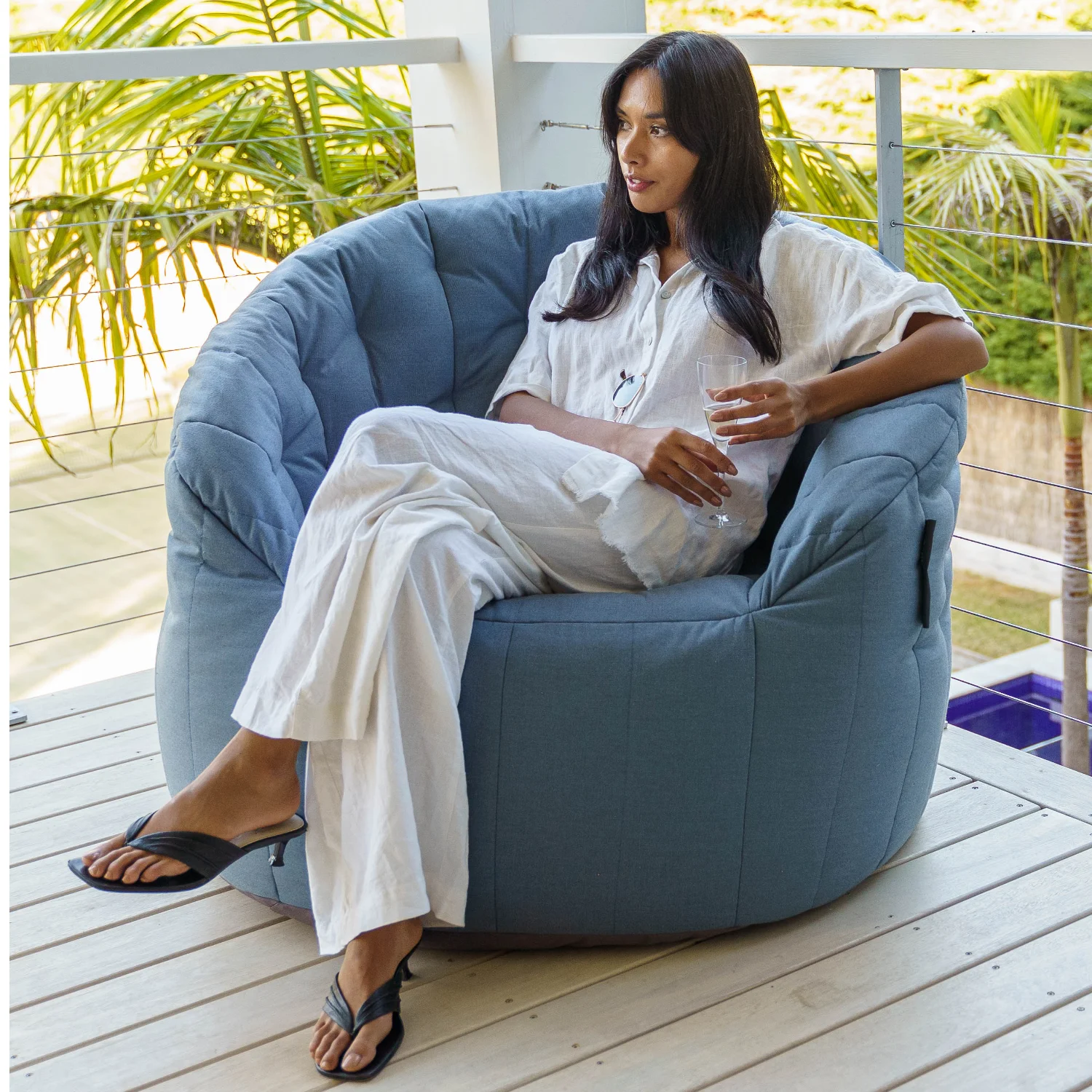 ambient lounge バタフライソファ&ヴァーサテーブル/オットマン