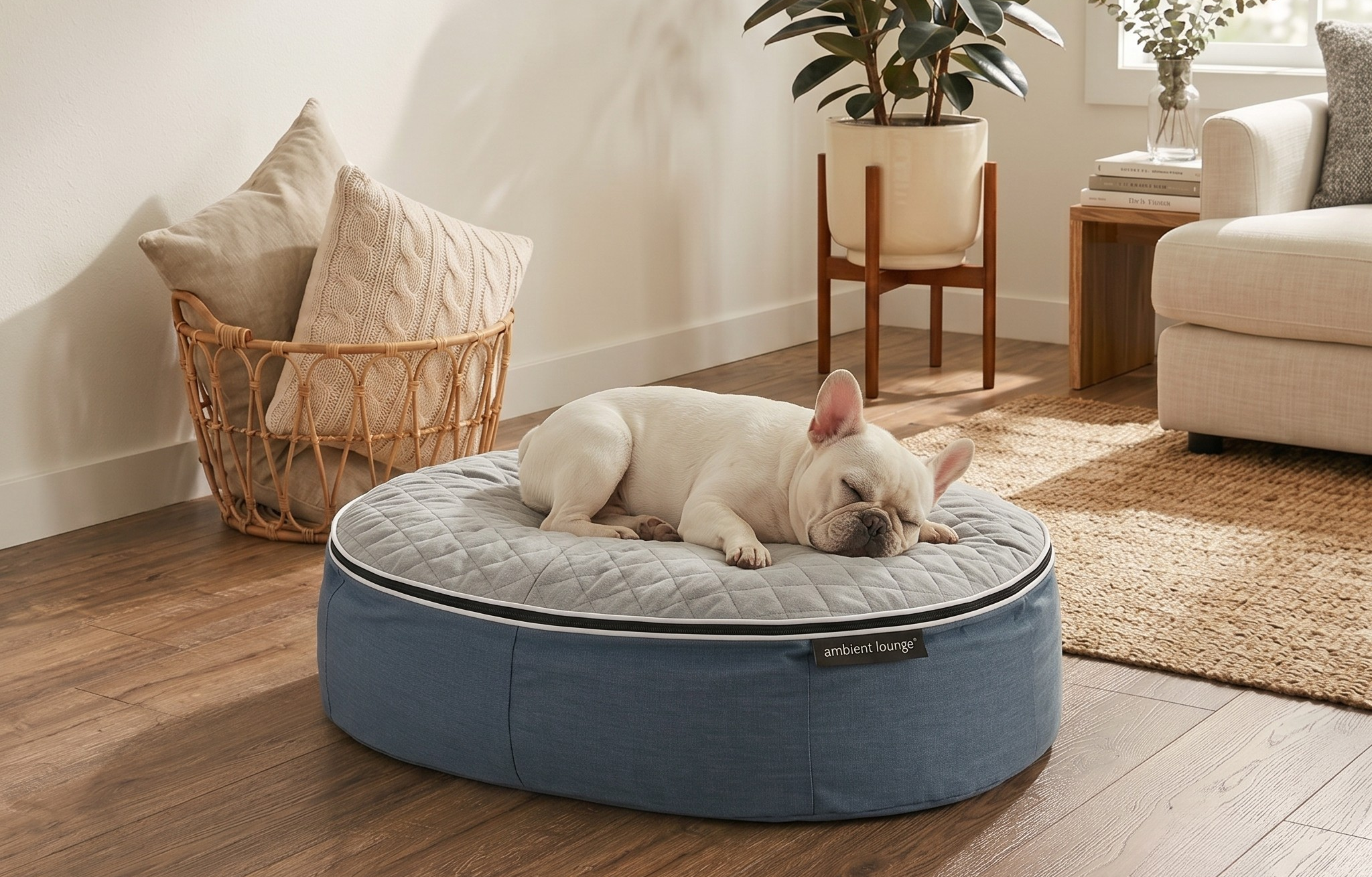 ambient lounge グレー 中型犬用ベッド 見つけた！夏の涼しい犬用ベッド | 人気の冷感グッズも紹介