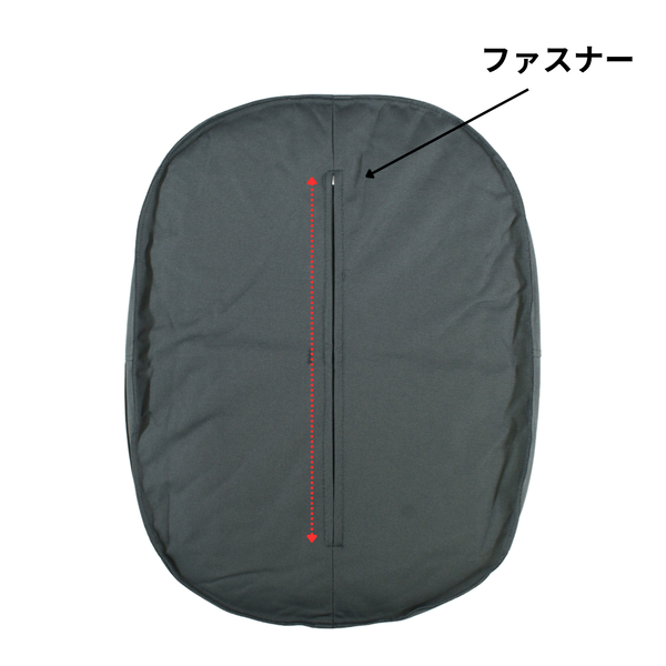 センターファスナーの図